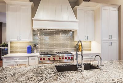 Elegant Granite Backsplash